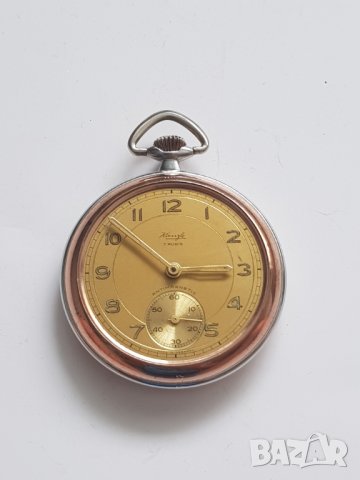 Джобен часовник Kenzle 7 rubis, снимка 4 - Антикварни и старинни предмети - 33956117