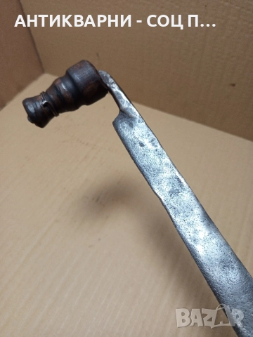 Стар Ръчно Кован Дърводелски Рукан., снимка 8 - Антикварни и старинни предмети - 51556528