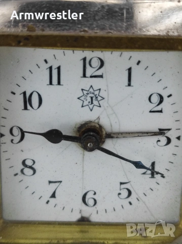 Стар немски мини будилник Junghans – за реставрация / колекция, снимка 2 - Антикварни и старинни предмети - 54085777