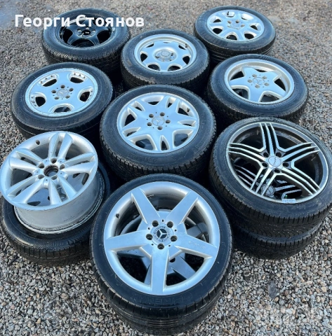 •	⭐ Оригинални джанти Mercedes с гуми – отлични!