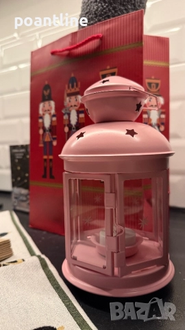 Лот коледна декорация фенер лампа лампички тишлайфер килим коледна украса, снимка 3 - Декорация за дома - 51971429