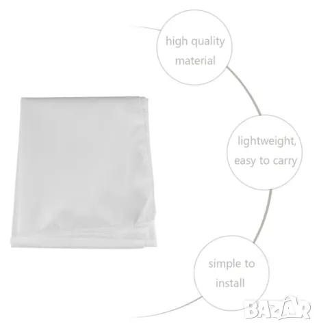 16:9 Семпло Проекторно Платно за Прожекции Без Монтажни Елементи Синтетичен Полиестер Без Дупки, снимка 7 - Картини - 47403217