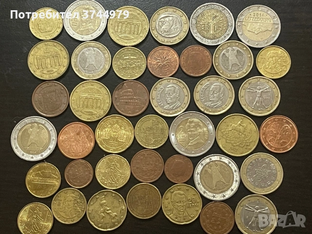 Стари евро монети , снимка 2 - Нумизматика и бонистика - 53892780