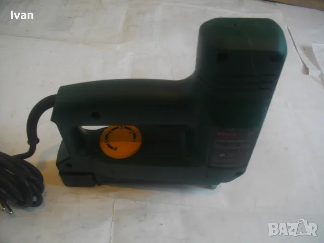 BOSCH PTK 23E Made in Germany ORIGINAL КОМБИНИРАН ЕЛЕКТРИЧЕСКИ ТАКЕР СКОБИ 12-23мм ПИРОНИ 23мм, снимка 12 - Други инструменти - 49328886