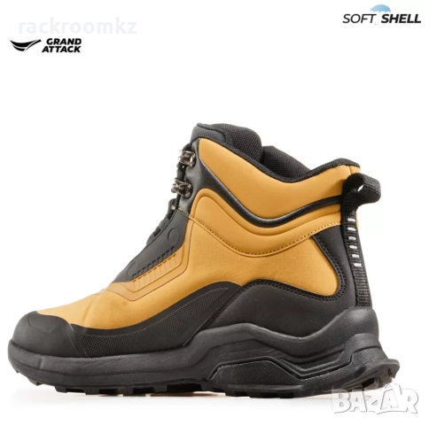 Мъжки водонепромокаеми боти Grand Attack с Soft Shell и здрава подметка – 30992-3 camel, снимка 4 - Мъжки боти - 52097908