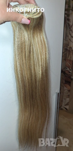 Екстеншъни/треси за коса, снимка 2 - Аксесоари за коса - 54072130
