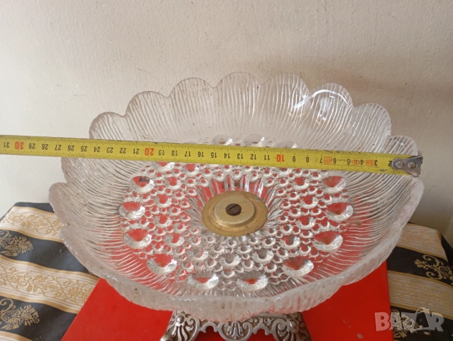 Купа,фруктиера в стил арт деко, снимка 4 - Други ценни предмети - 54212872