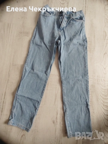 Дънки с висока талия, размер С