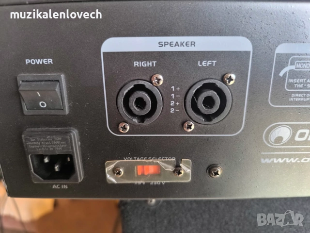 АПАРАТУРА OMNITRONIC LS-1222A Powered Mixer + 2 Х OMNITRONIC DX-1222 3-way Speaker 600 W, снимка 4 - Ресийвъри, усилватели, смесителни пултове - 54072201