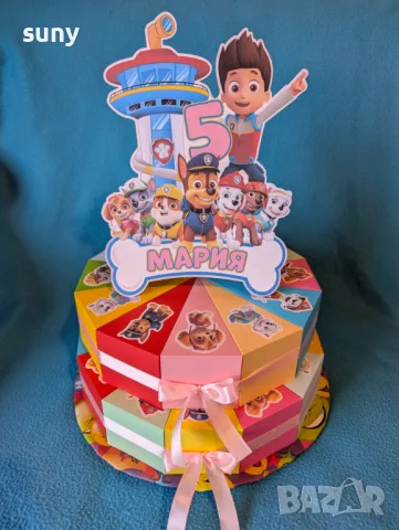 Картонена торта Пес патрул