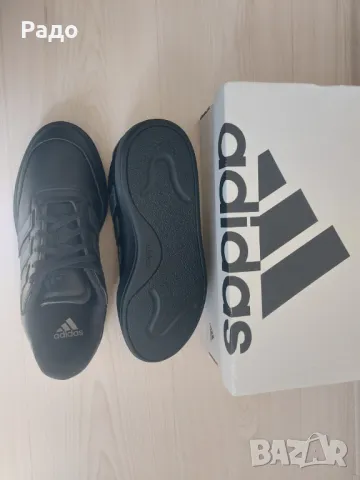 Нови мъжки Сникърси ADIDAS Courtblock IF6449 № 43 1/3 обувки маратонки кожа олекотени черни , снимка 6 - Маратонки - 49405497