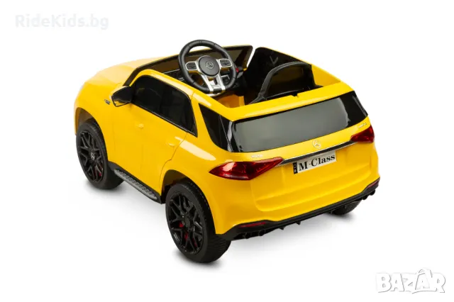 Луксозен детски акумулаторен джип MERCEDES W166 – Жълт, с дистанционно и LED светлини, снимка 7 - Детски велосипеди, триколки и коли - 50099674
