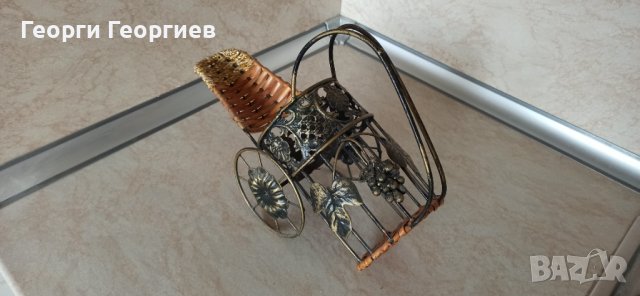 Поставка за бутилка вино, снимка 6 - Декорация за дома - 38769293