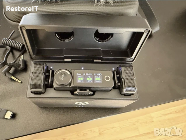 Hollyland Lark Max - професионални микрофон за видео/влог/подкаст