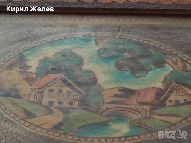 Тавичка стара дървена 51316, снимка 13 - Антикварни и старинни предмети - 51702874