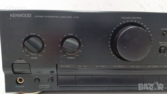 Стерео усилвател KENWOOD А-74, снимка 2 - Ресийвъри, усилватели, смесителни пултове - 29788091