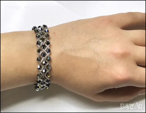 гривна ръчна изработка, снимка 2 - Гривни - 47698606