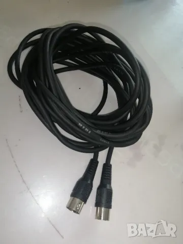 Аудиокабел 6 метра MIDI 5 pin DIN /петица/, снимка 2 - Други - 49516950