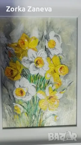 	Картина с рамка,рисувана на ръка., снимка 2 - Картини - 56377597