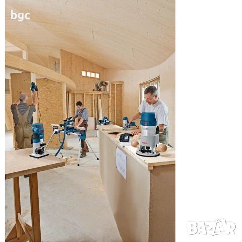 Нова Фреза Bosch Professional GKF 600, 600W, 33000 об/мин, Пластмасов куфар - 36 месеца гаранция, снимка 7 - Други инструменти - 52152596