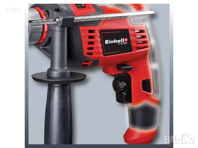 НОВИ! Електрическа ударна бормашина Einhell TC-ID 550 E 550W 1.5-13мм, снимка 6 - Бормашини - 55779623