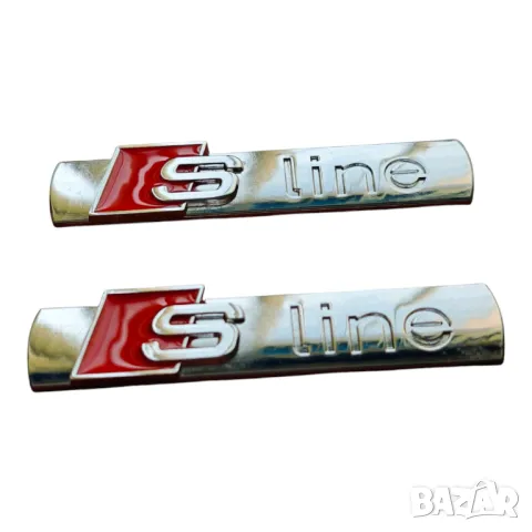 S-line метална емблема табелка за калник за Ауди Audi A3 A4 A5 A6 A7 A8 Q3 Q5 Q7, снимка 4 - Аксесоари и консумативи - 47772059