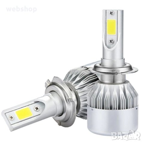 Комплект диодни крушки за фарове Led Headlight C6 H7, снимка 3 - Аксесоари и консумативи - 33932109