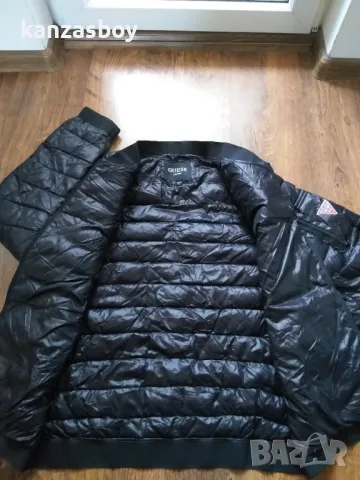 Guess Bomber Puffer Jacket Men's Zip Front - страхотно мъжко яке КАТО НОВО Л, снимка 11 - Якета - 48396592