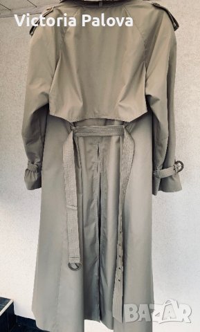 Идеален модерен тренчкот/шлифер DELMOD, снимка 16 - Палта, манта - 39742840