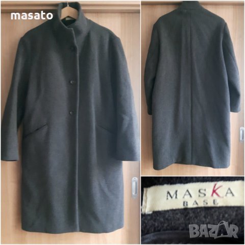 Maska - сиво палто /вълна /