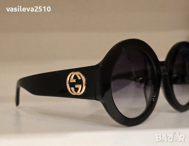 Gucci оригинални кръгли дамски слънчеви очила , снимка 5 - Слънчеви и диоптрични очила - 53892530