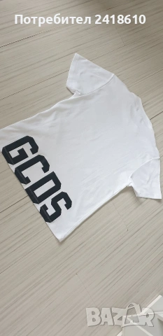 GCDS Milano Cotton Mens Size S НОВО! ОРИГИНАЛНА Мъжка Тениска!