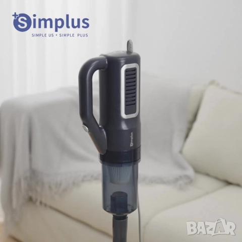 Прахосмукачка с Кабел 2 в 1 Simplus – Ръчна и Вертикална, 16000PA, 400W, HEPA Филтрация!, снимка 14 - Прахосмукачки - 52937387