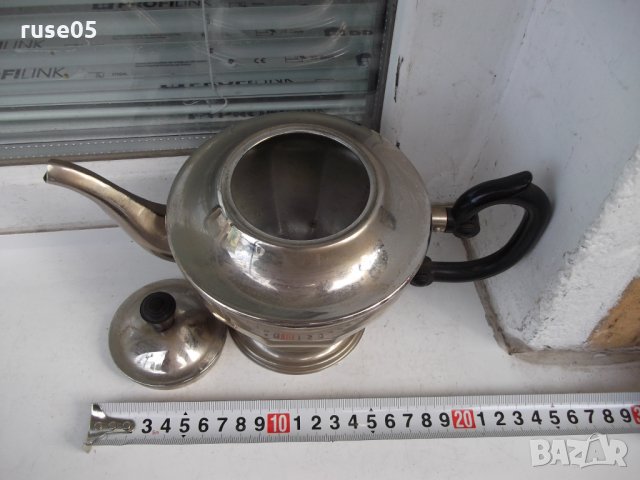 Чайник метален, снимка 2 - Други ценни предмети - 29133736