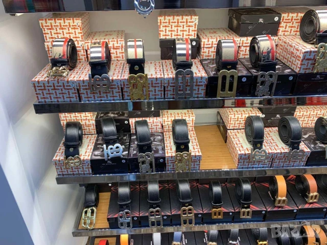 колани от естествена кожа в кутия louis vuitton guess fendi hermes , снимка 13 - Колани - 50999390