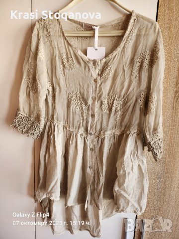 Елегантна Туника ЛЯТНА *Made in Italy* , снимка 4 - Туники - 42471532