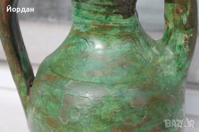 Стар керамичен съд, снимка 3 - Антикварни и старинни предмети - 38387249