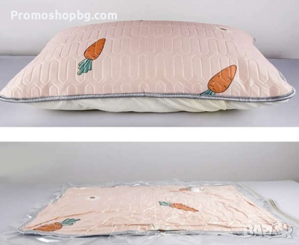 Комплект торби/пликове за вакуумиране на дрехи 10 бр, 50 х 70 см + включена помпа, снимка 4 - Други - 42292244