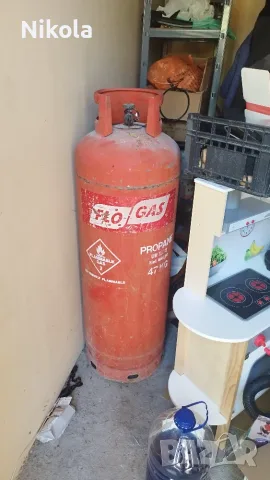 Бутилка за пропан Flogas 47кг - 92 литра, снимка 9 - Газови котлони - 55986482