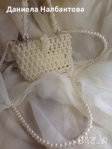 Чанти с перли и мъниста, официални чанти, снимка 1