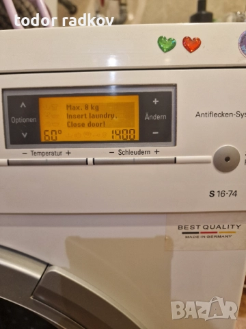 Пералня Siemens, снимка 3 - Перални - 52002407