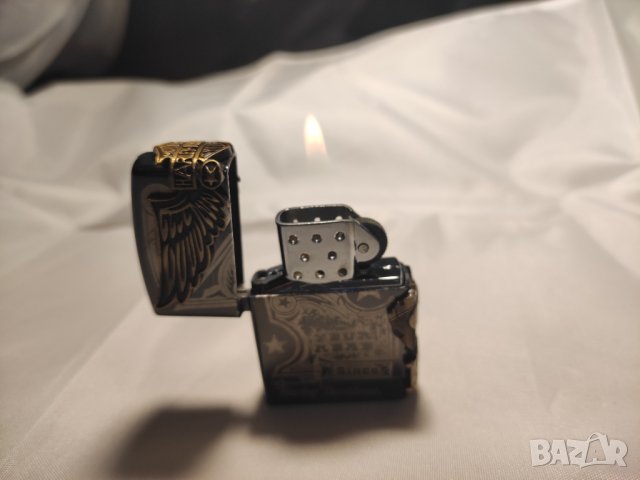 Метална запалка с емблемата на Harley Davidson, снимка 11 - Запалки - 34437771