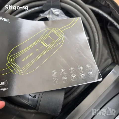 НОВО Преносимо зарядно за електромобил / хибрид Syncwire Type 2 (3.5kW, 16A) с LCD дисплей Цена: , снимка 5 - Аксесоари и консумативи - 56221130