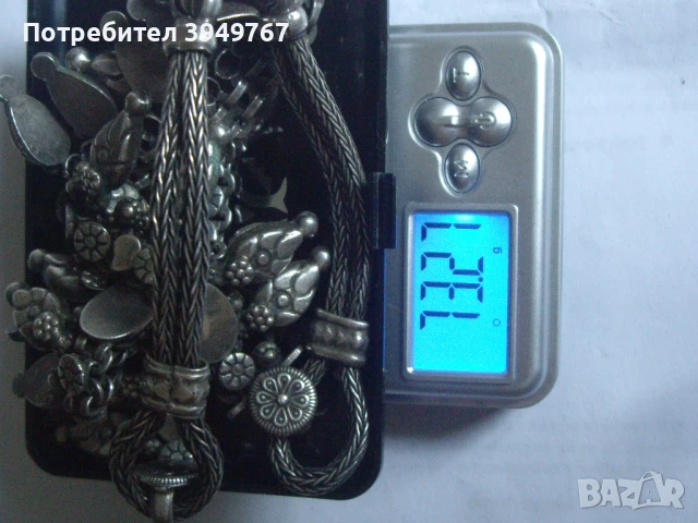 Стара ммасивна сребърнна огърлица., снимка 6 - Колиета, медальони, синджири - 50835289