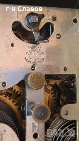 Very Rare Antique 1890 Musical Clock JUNGHANS Joker German Laterna / Alarm Clock, снимка 13 - Други - 51769780