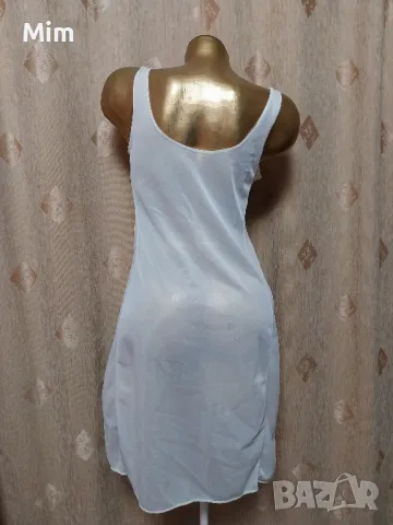 L Бяла нощница / подплата / с дантела , снимка 5 - Нощници - 50320679