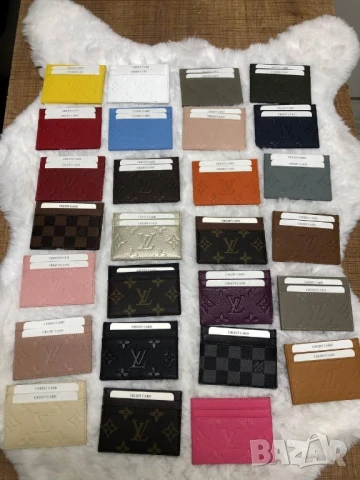 визитници от естествена кожа chanel ysl saint laurent gucci louis vuitton , снимка 3 - Портфейли, портмонета - 51337351