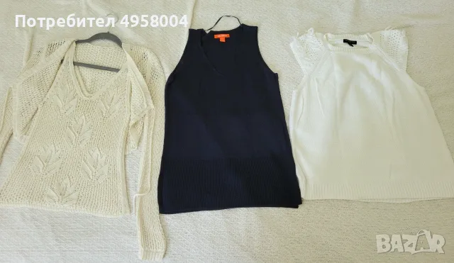 Дамски пуловери и плетени блузи S–M, 6 броя – Joe Fresh, Banana Republic, снимка 2 - Потници - 56208120