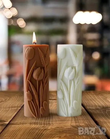 Молд два вида цветя - за свещи , снимка 5 - Форми - 48034548
