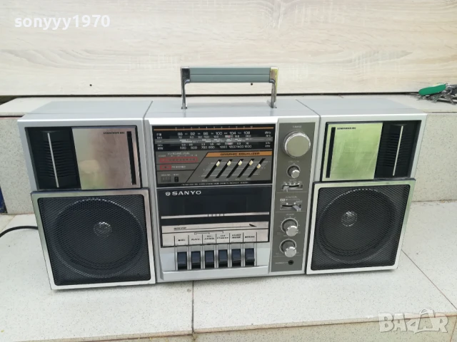 SANYO М9835K-MADE IN JAPAN 0206252031LCHERY, снимка 3 - Радиокасетофони, транзистори - 50525557